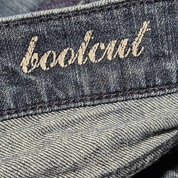 7 For All Mankind Bootcut Jeans Womens Size 31 Low Rise Medium Wash Denim Pants - Picture 6 of 7